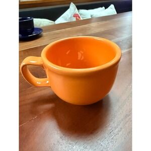 Fiestaware Jumbo Tangerine Soup Mug 18oz  
Homer Laughlin China